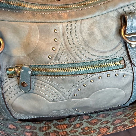 Coach Alexandra Crossbody -Blue (Teal) - Picture 8 of 15